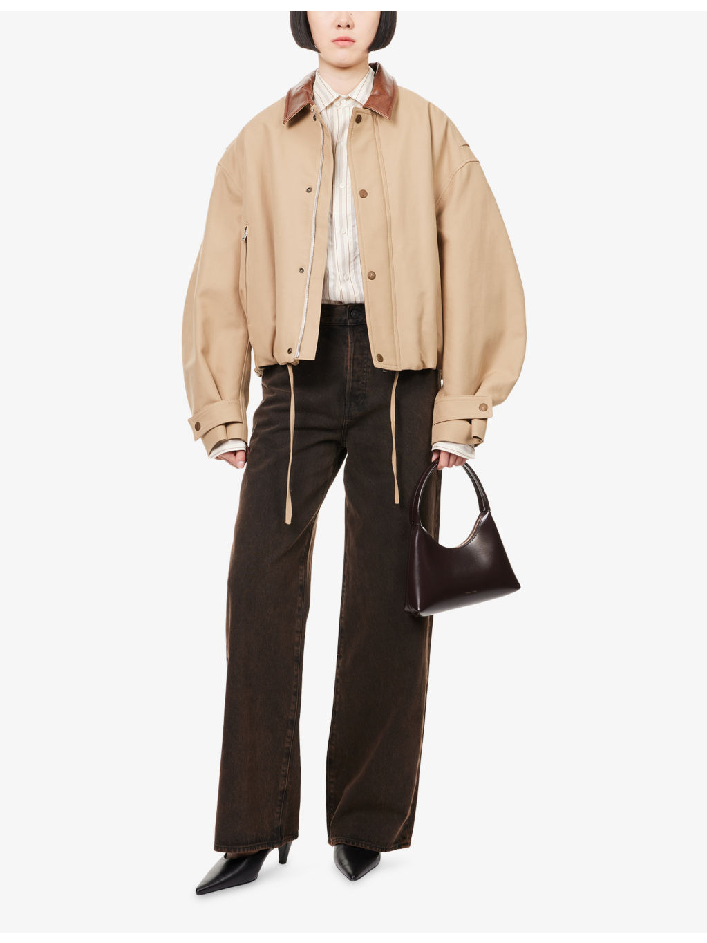 The Collegiate Wide-Leg Denim Jeans - 2
