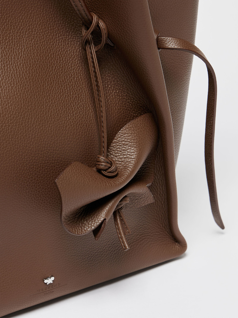 DONDOLO Leather shopping tote 4