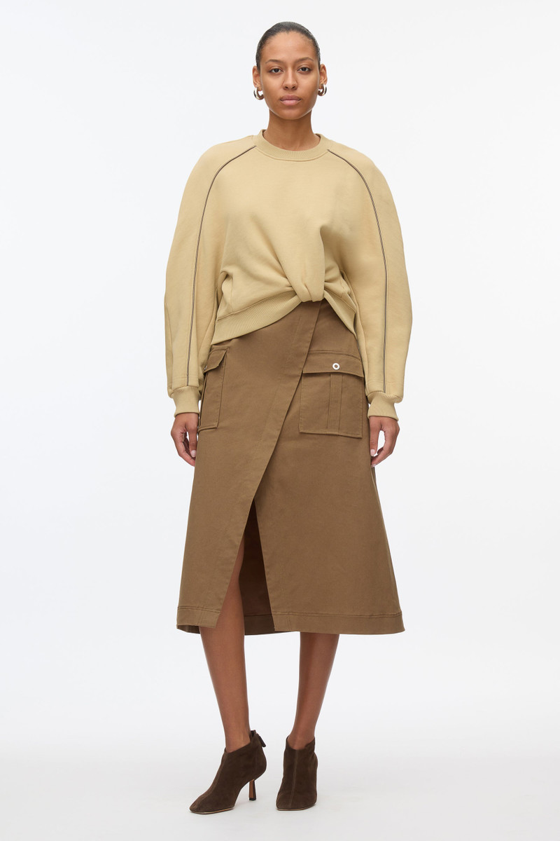 3.1 Phillip Lim Draped Sweatshirt Utility Dress outlook