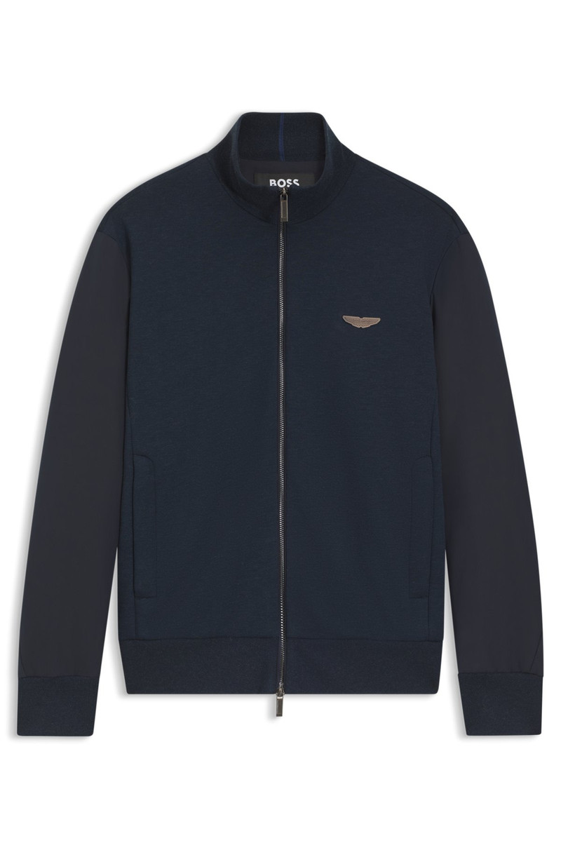 BOSS X ASTON MARTIN SWEATSHIRT WITH WING DETAIL 1