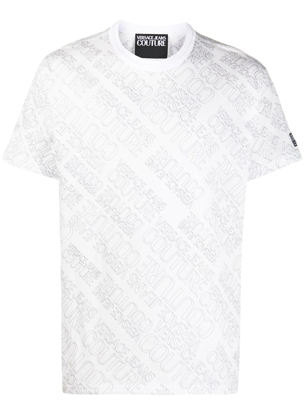 logo print short-sleeved T-shirt - 1