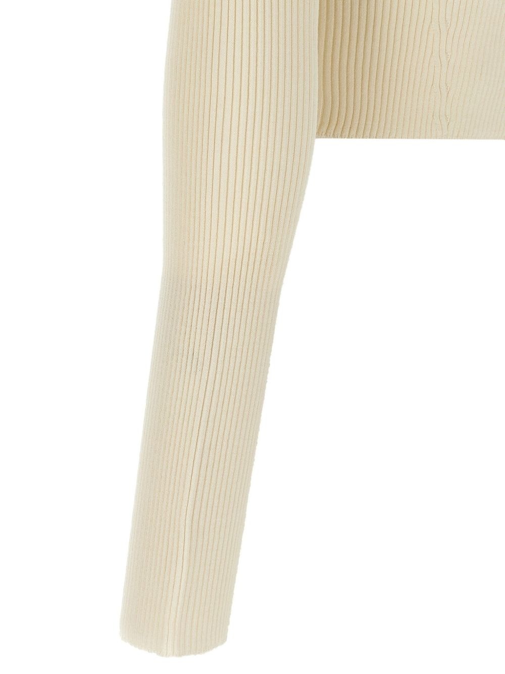 ribbed-knit cardigan - 4