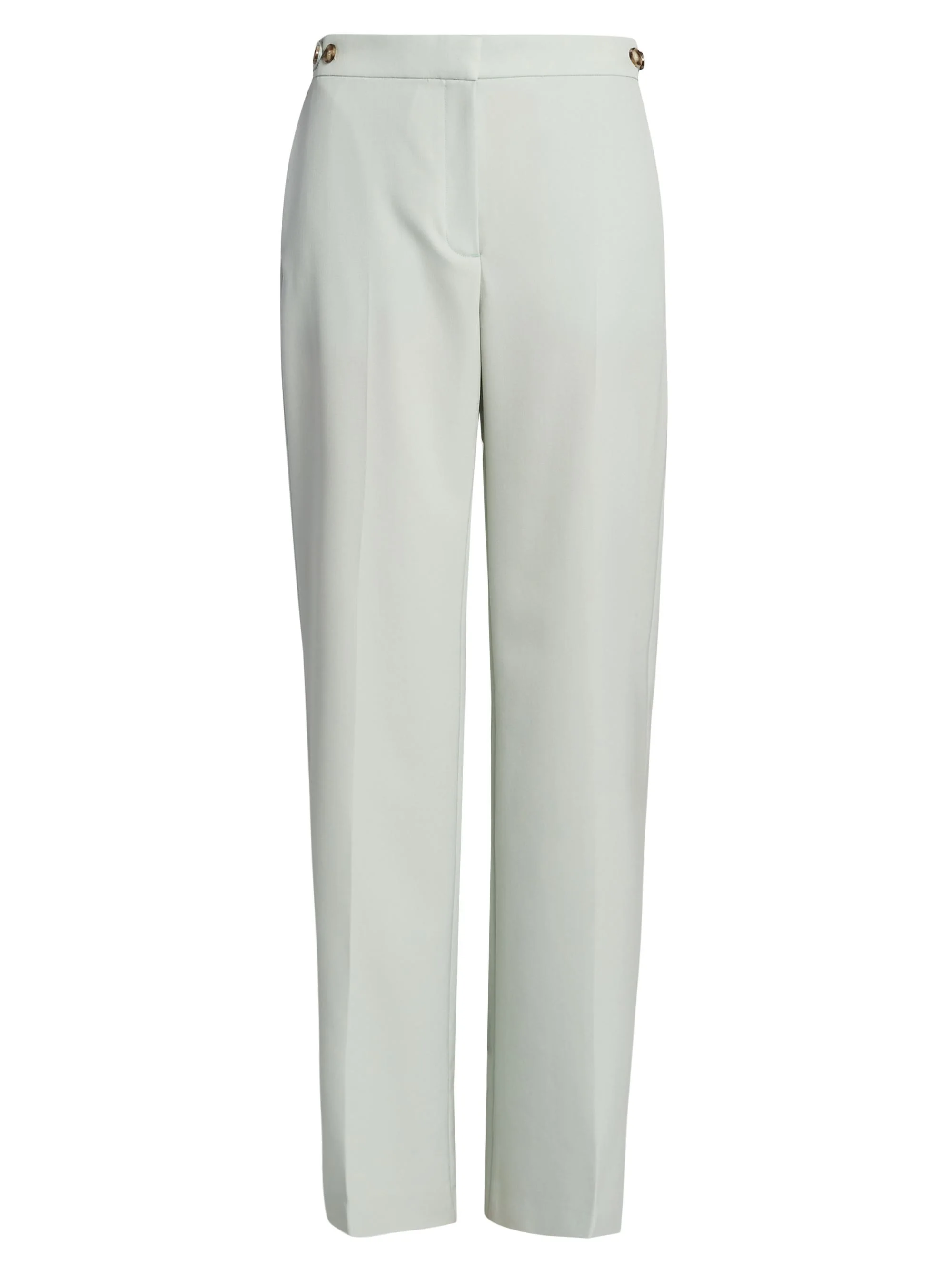 Women's Tailored Wool Slim Pants - Frosty Blue - 1