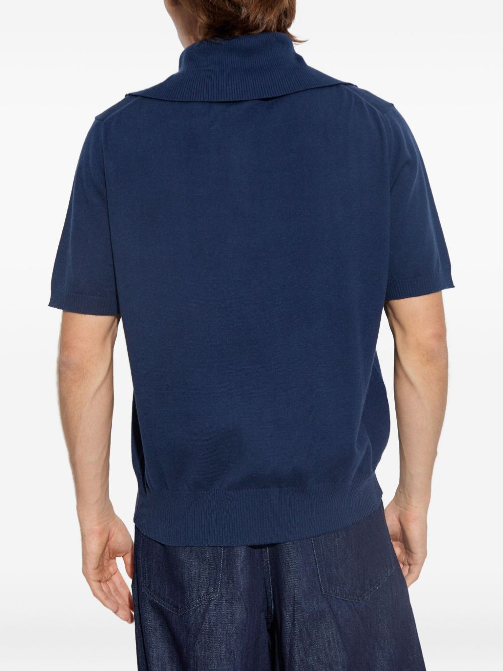 orb-embroidered polo shirt - 4