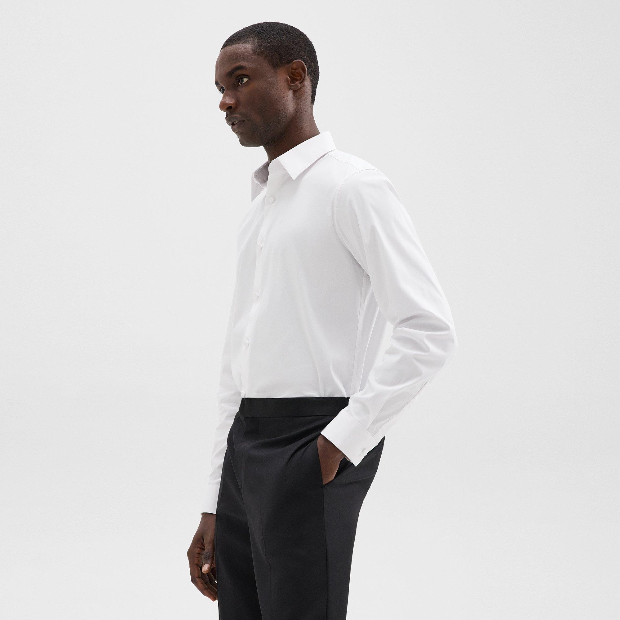 Sylvain Tuxedo Shirt in Stretch Cotton-Blend - 3