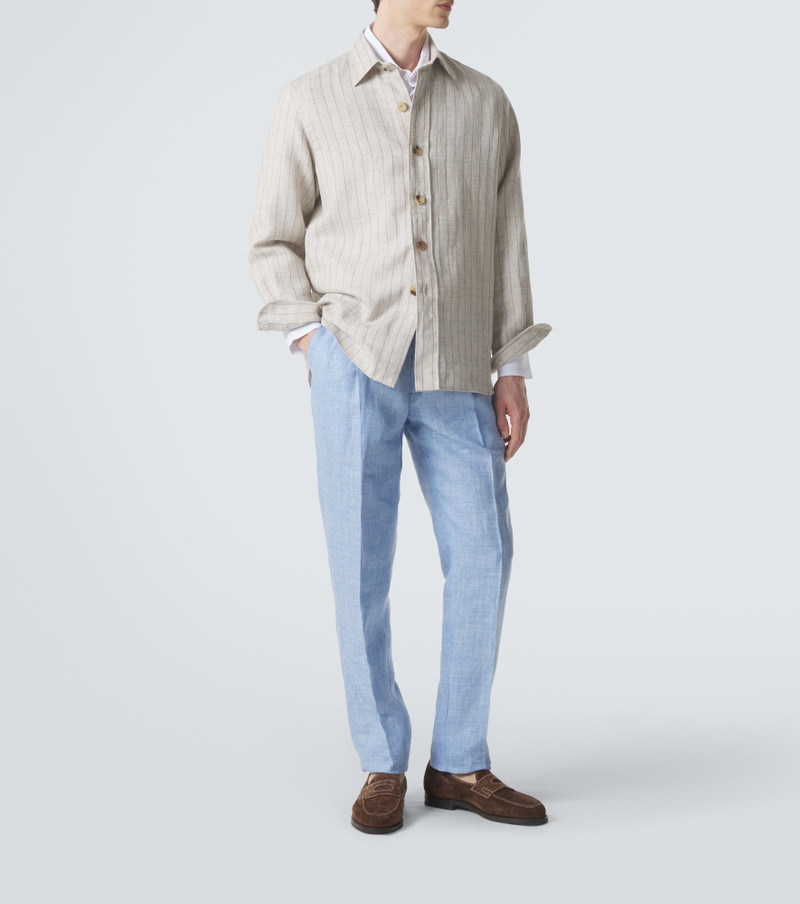 RUBINACCI Linen slim pants outlook