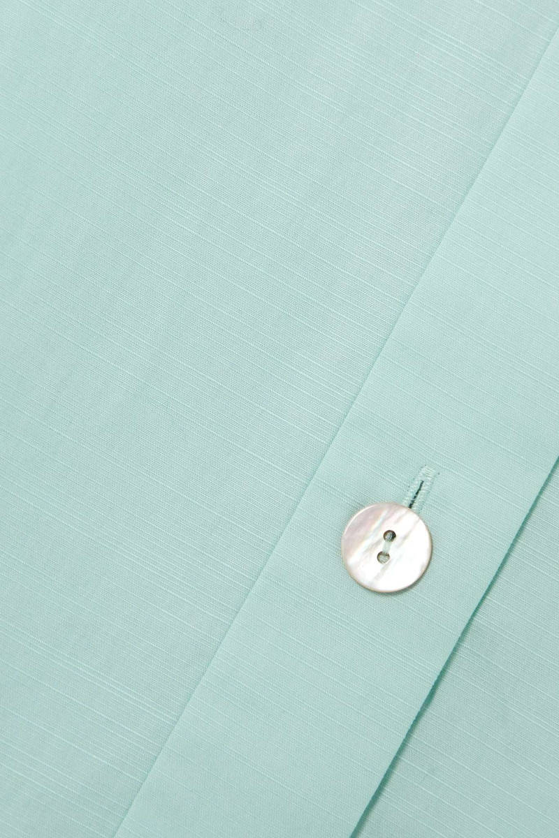 Gathered organic cotton-poplin shirt 5