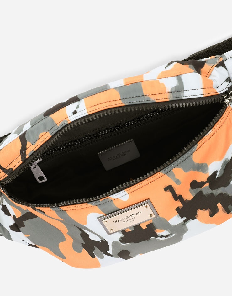 Camouflage nylon belt bag - 5