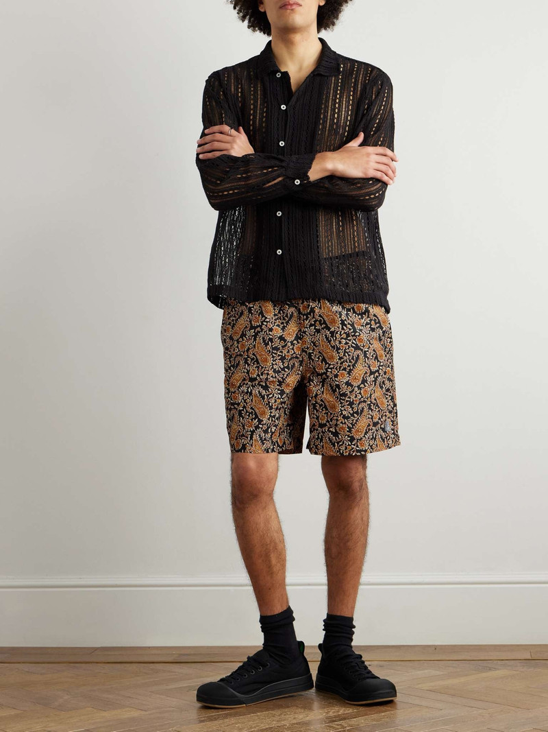 Isabel Marant Hydra Straight-Leg Shell Shorts outlook