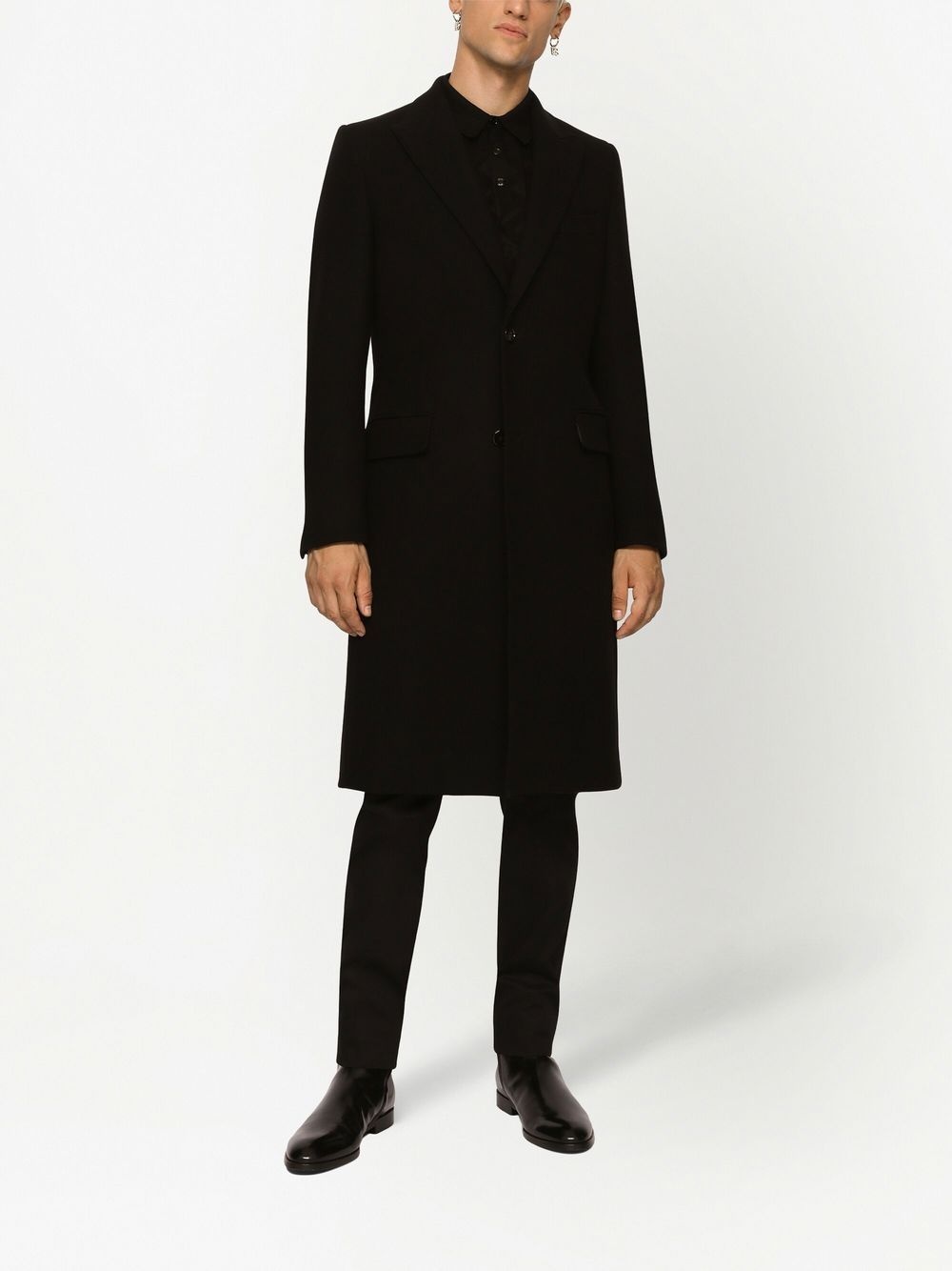 DG Essentials single-breasted coat - 3