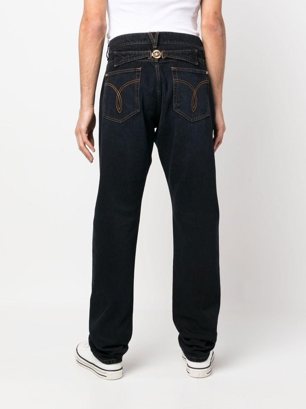 Medusa Head-motif jeans - 4