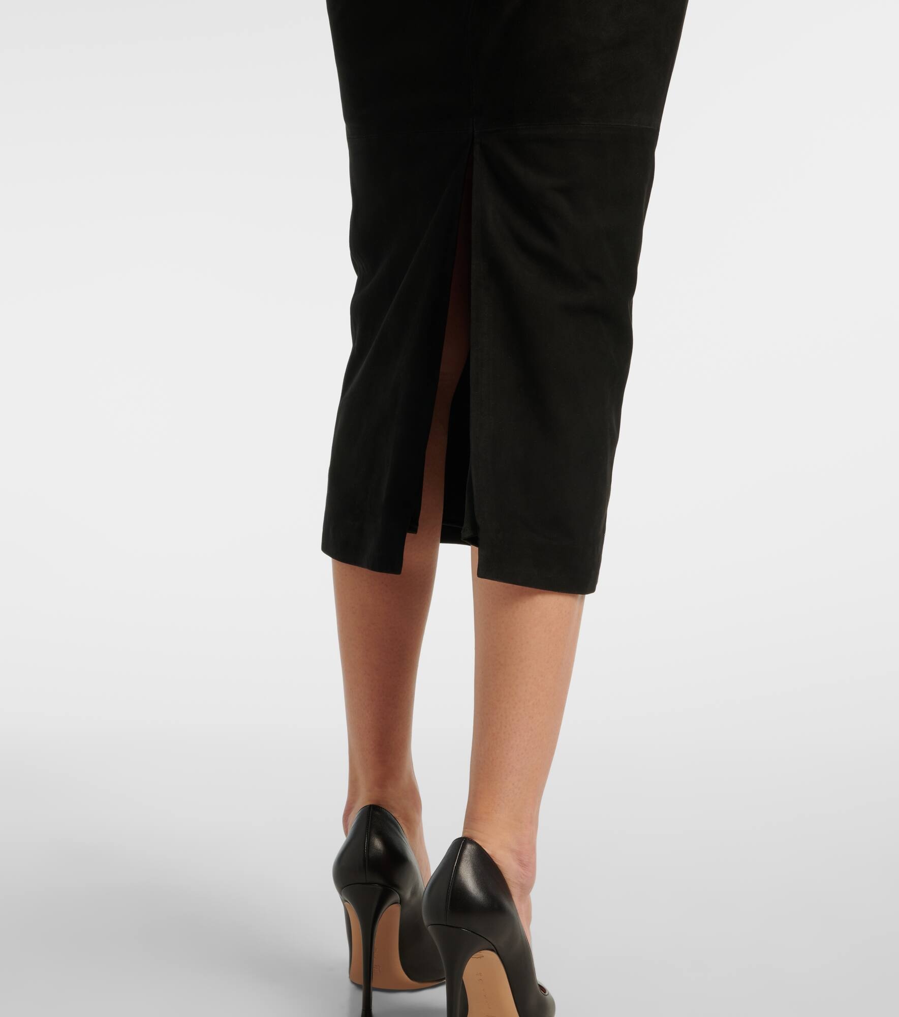 Suede midi dress - 5