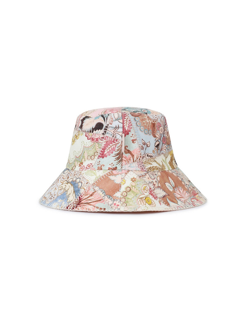 PRINTED CANVAS BUCKET HAT 3