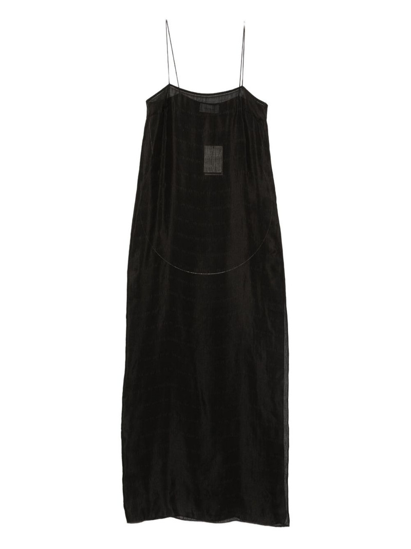 Sheer Cami midi dress 1