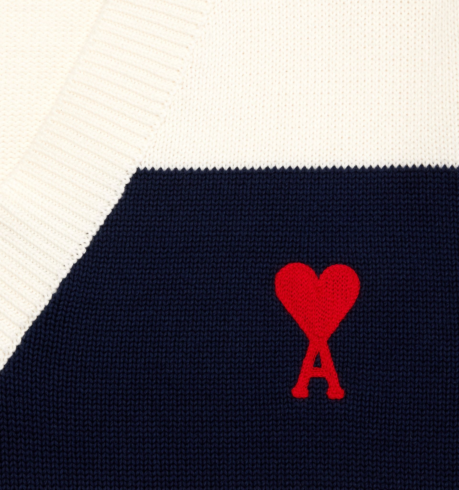 Ami de Coeur Sleeveless Sweater With Rugby Stripes - 5