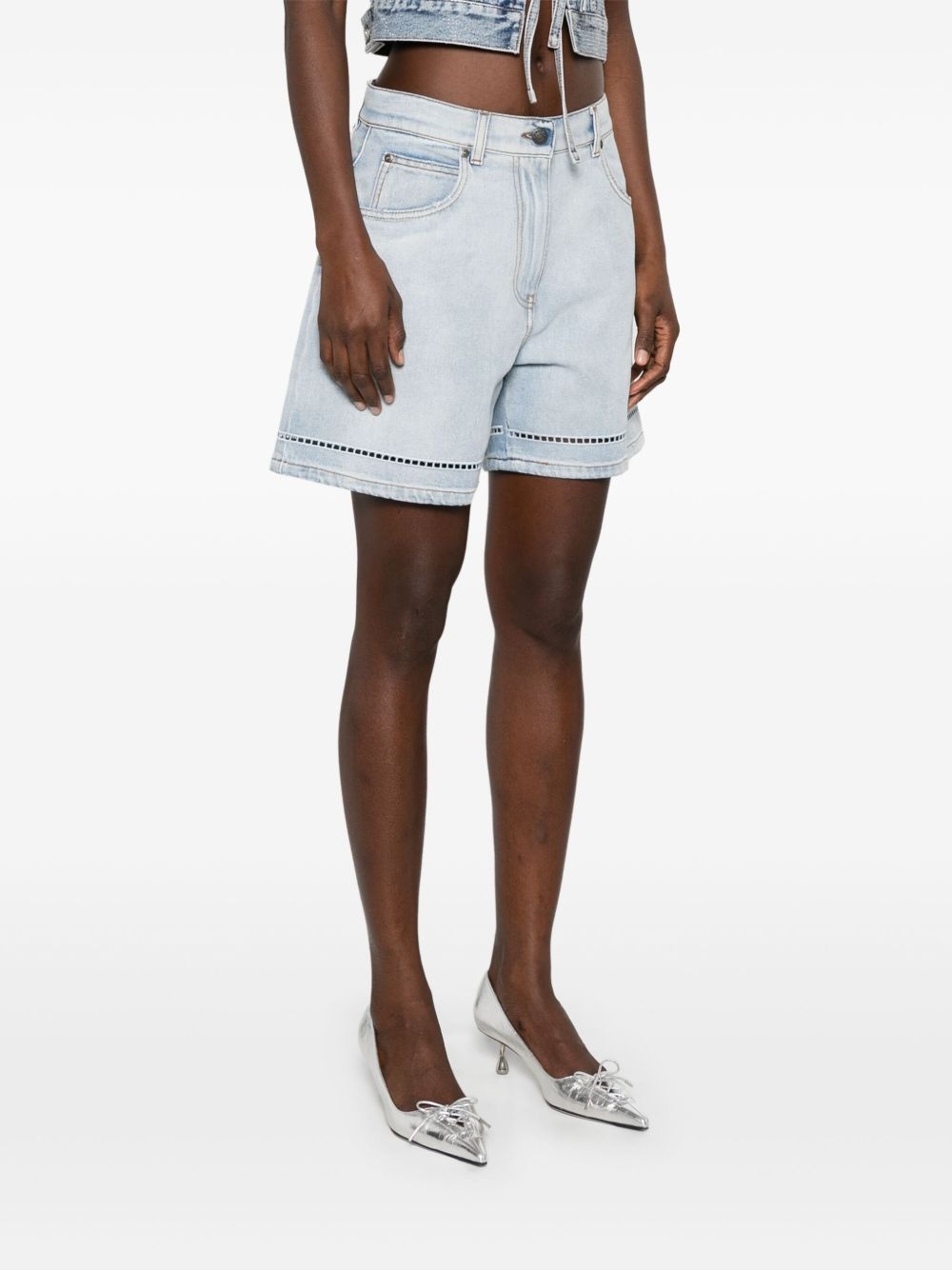 denim shorts - 3