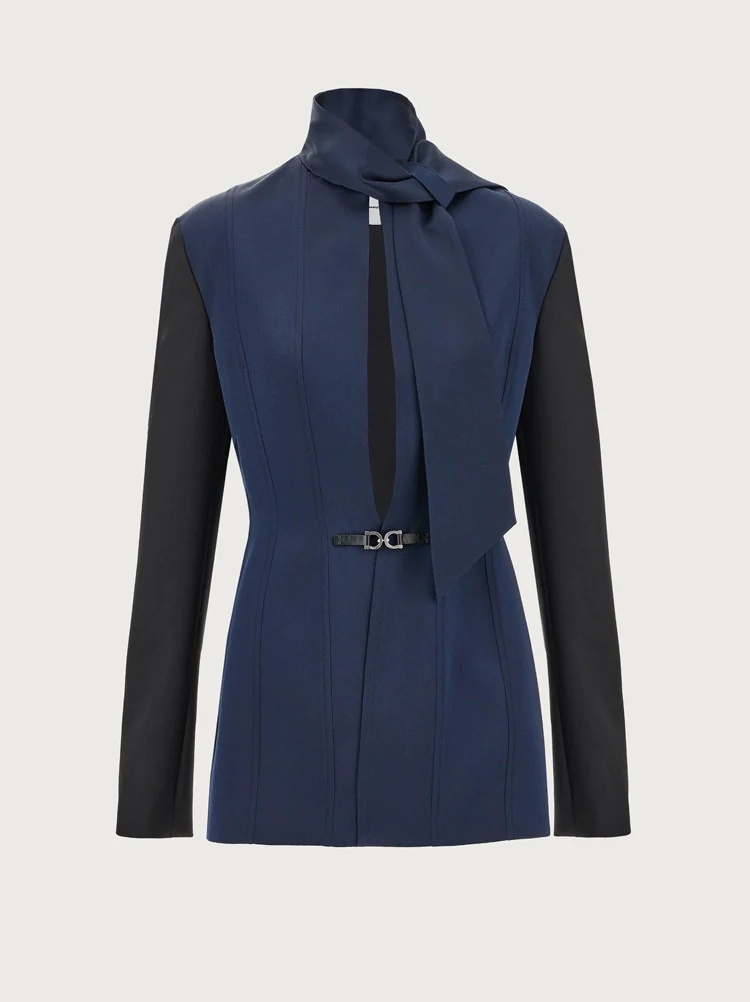 BLAZER WITH SASH - 1