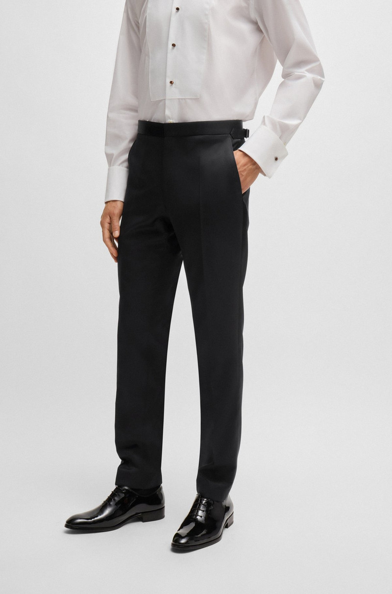 SLIM-FIT TUXEDO SUIT IN WOOL AND SILK 6