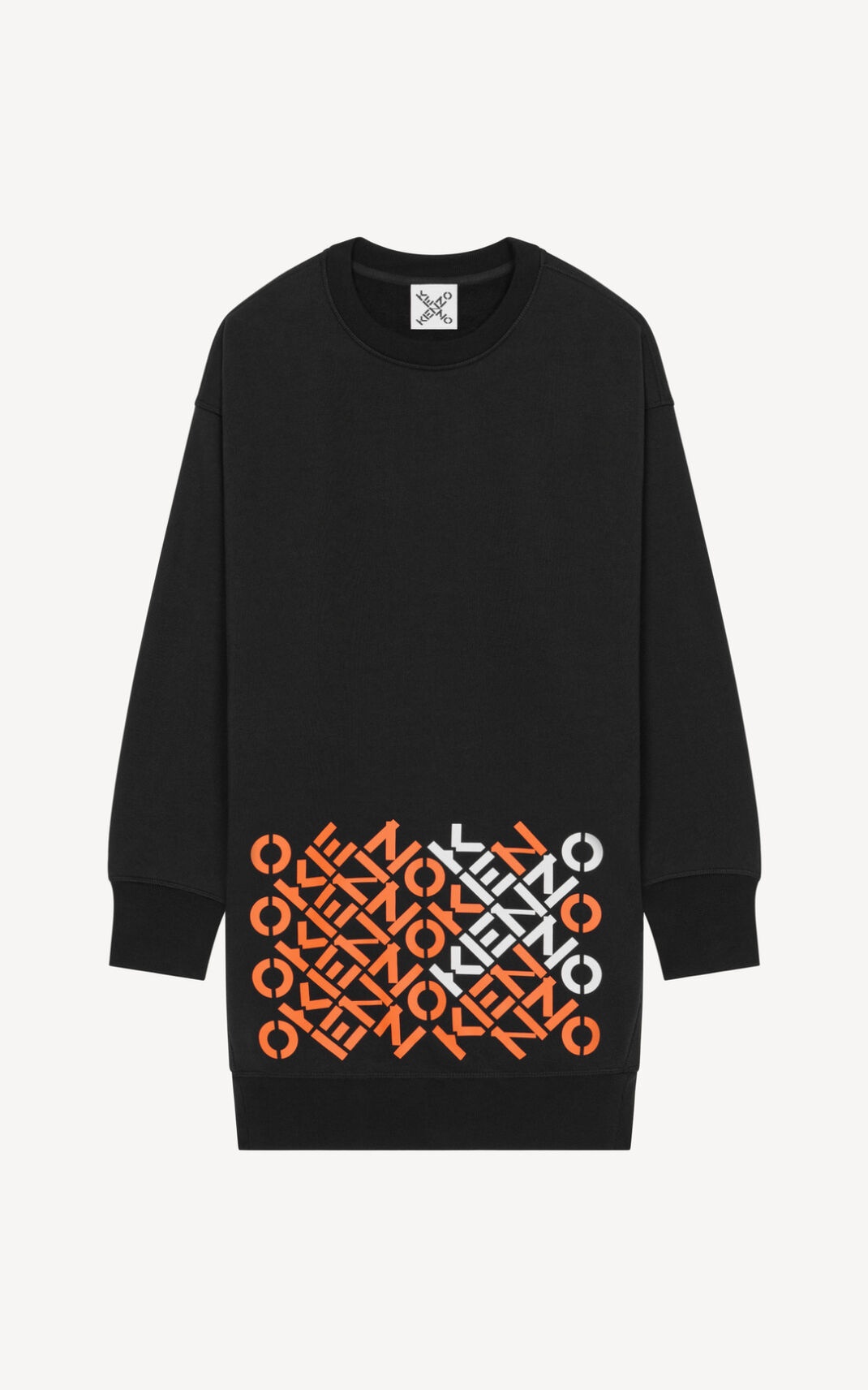 KENZO Sport multi X sweatshirt dress - 1