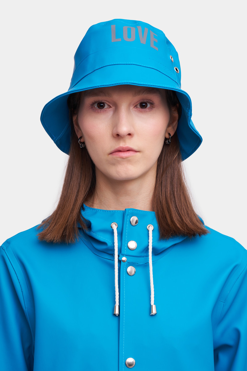 Beckholmen Bucket Hat Mosaic Blue 4