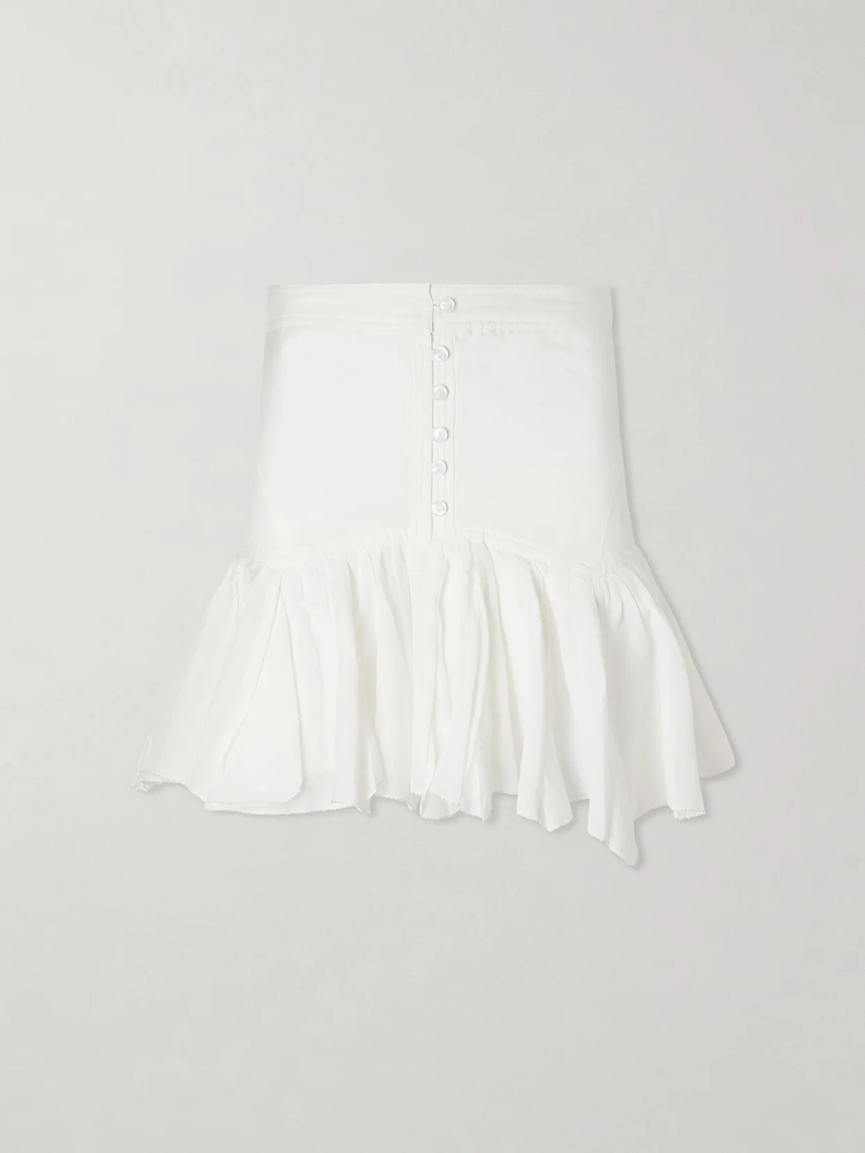 Daneen Cotton-blend Mini Skirt - 1