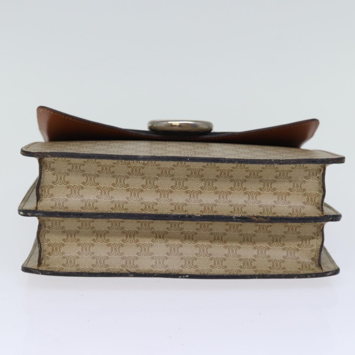 CELINE Macadam Canvas Hand Bag Beige - 5