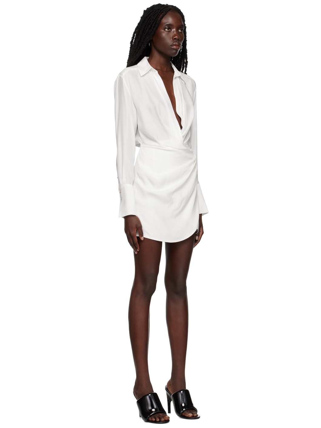 White Naha Mini Dress - 2