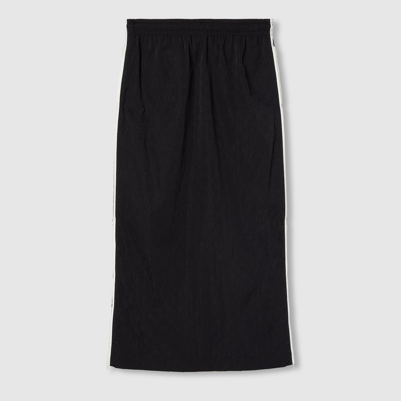 GG nylon midi skirt 1
