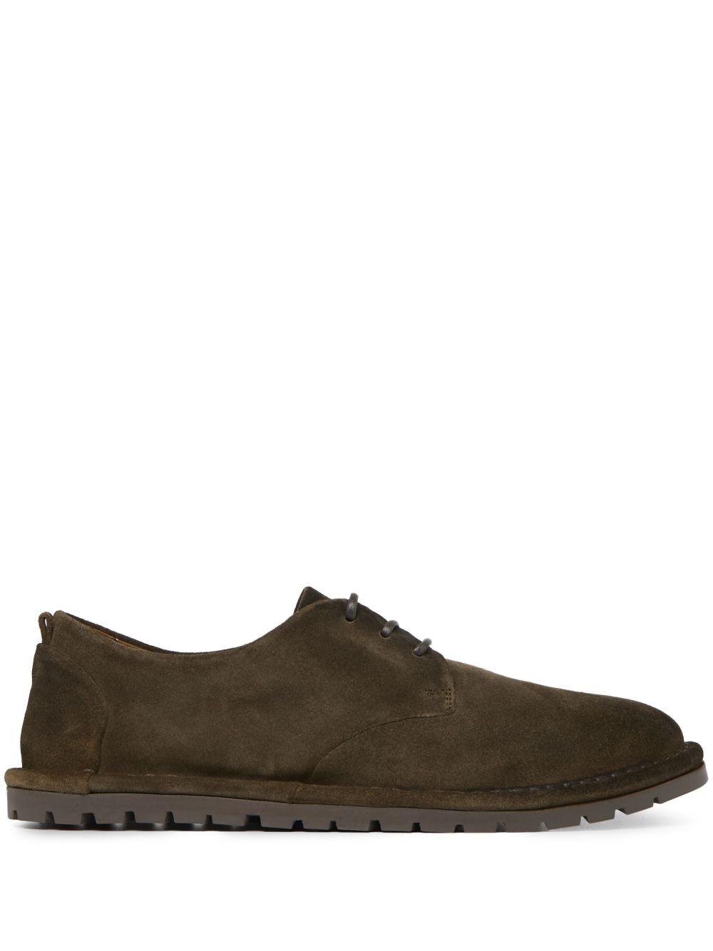 lace-up suede oxford shoes - 1