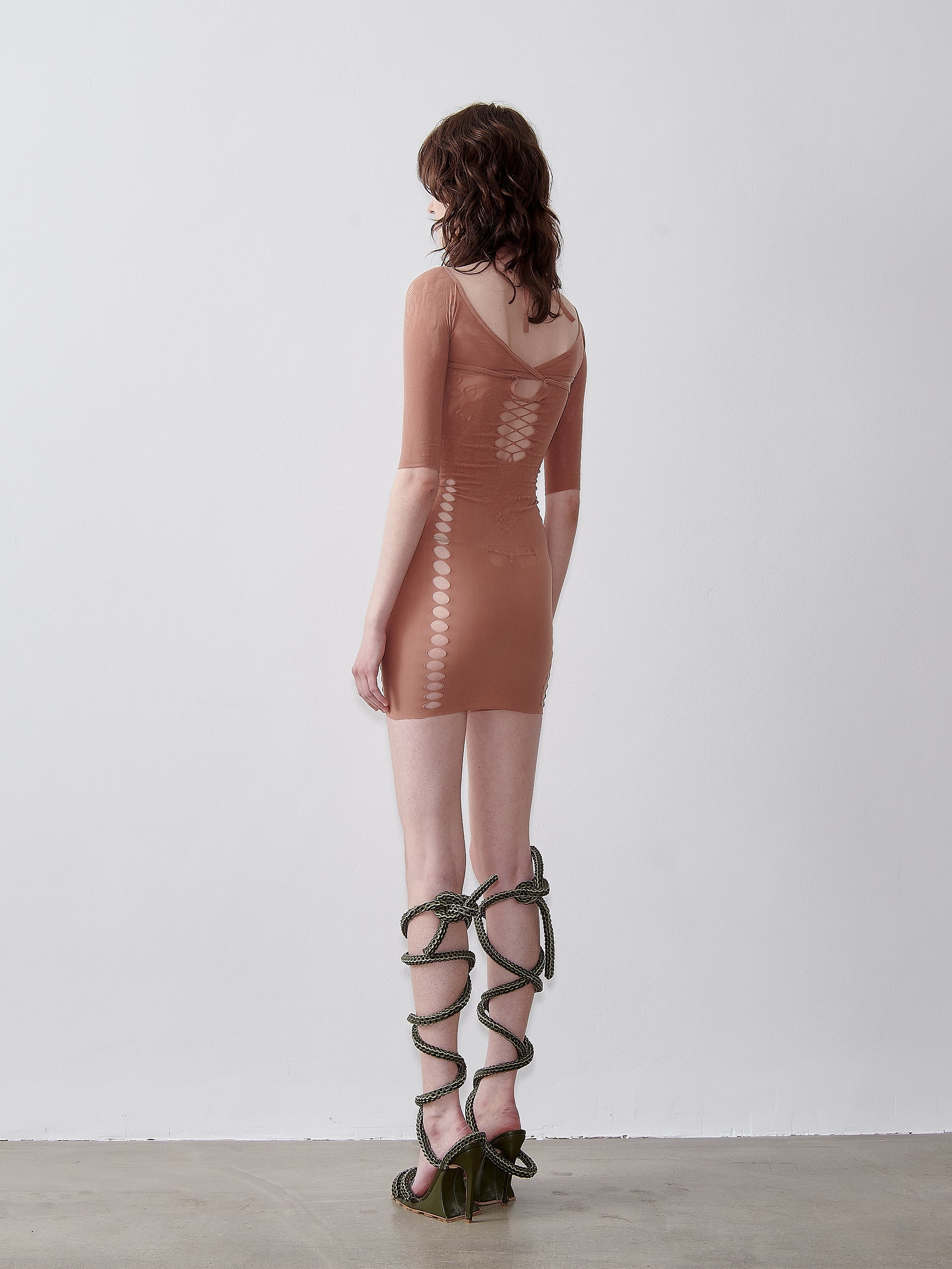 JANNA DRESS LATTE - 3