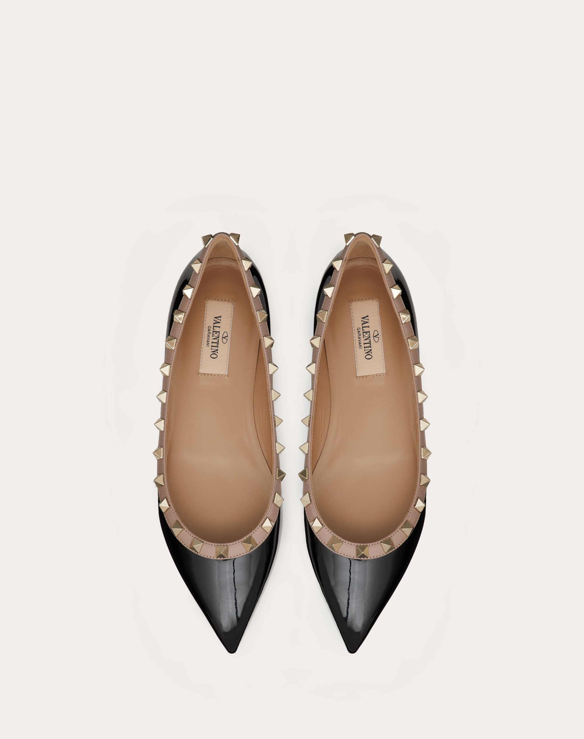 PATENT ROCKSTUD BALLET FLAT - 4