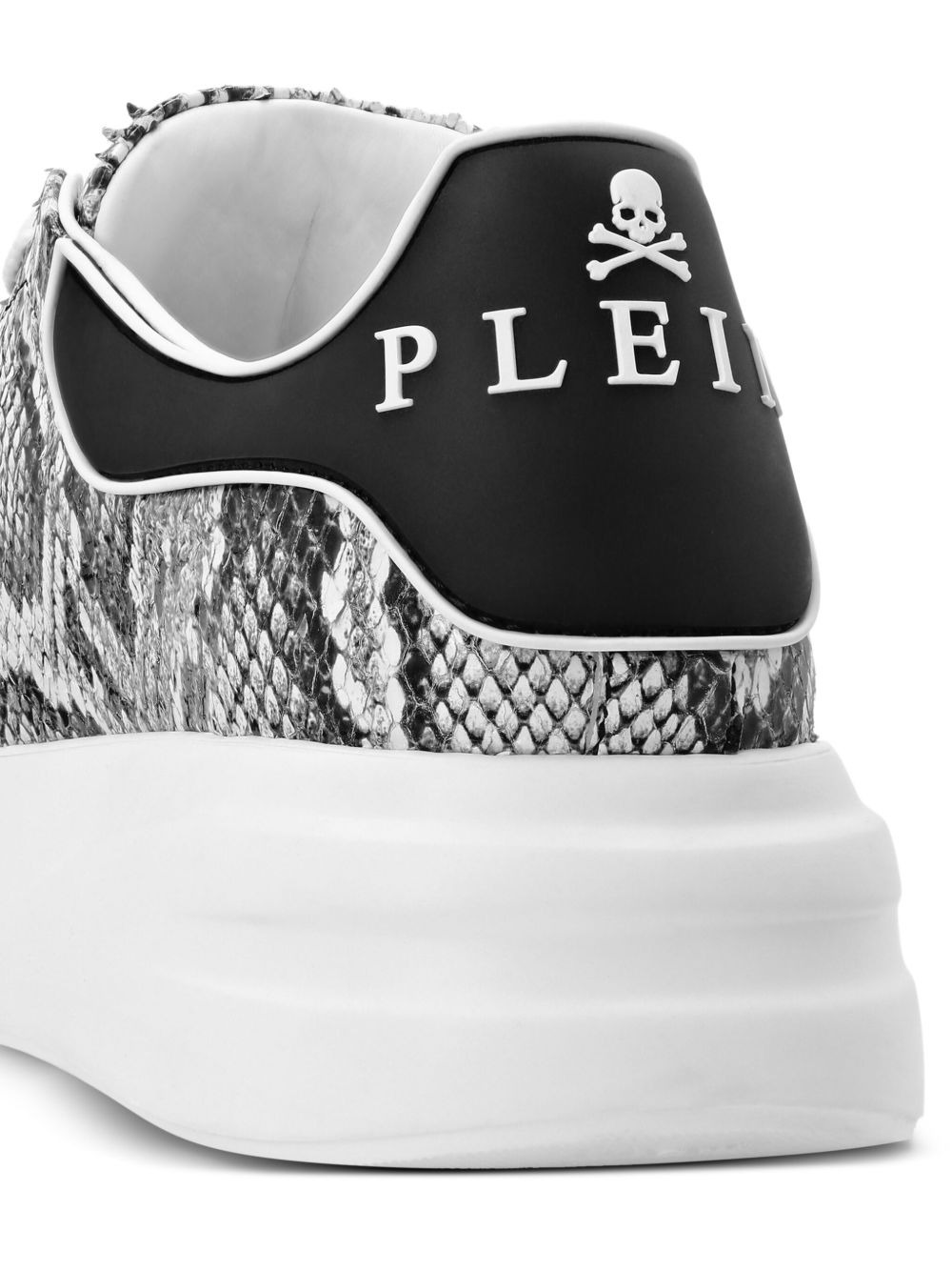 Roccia python-print low-top sneakers - 4