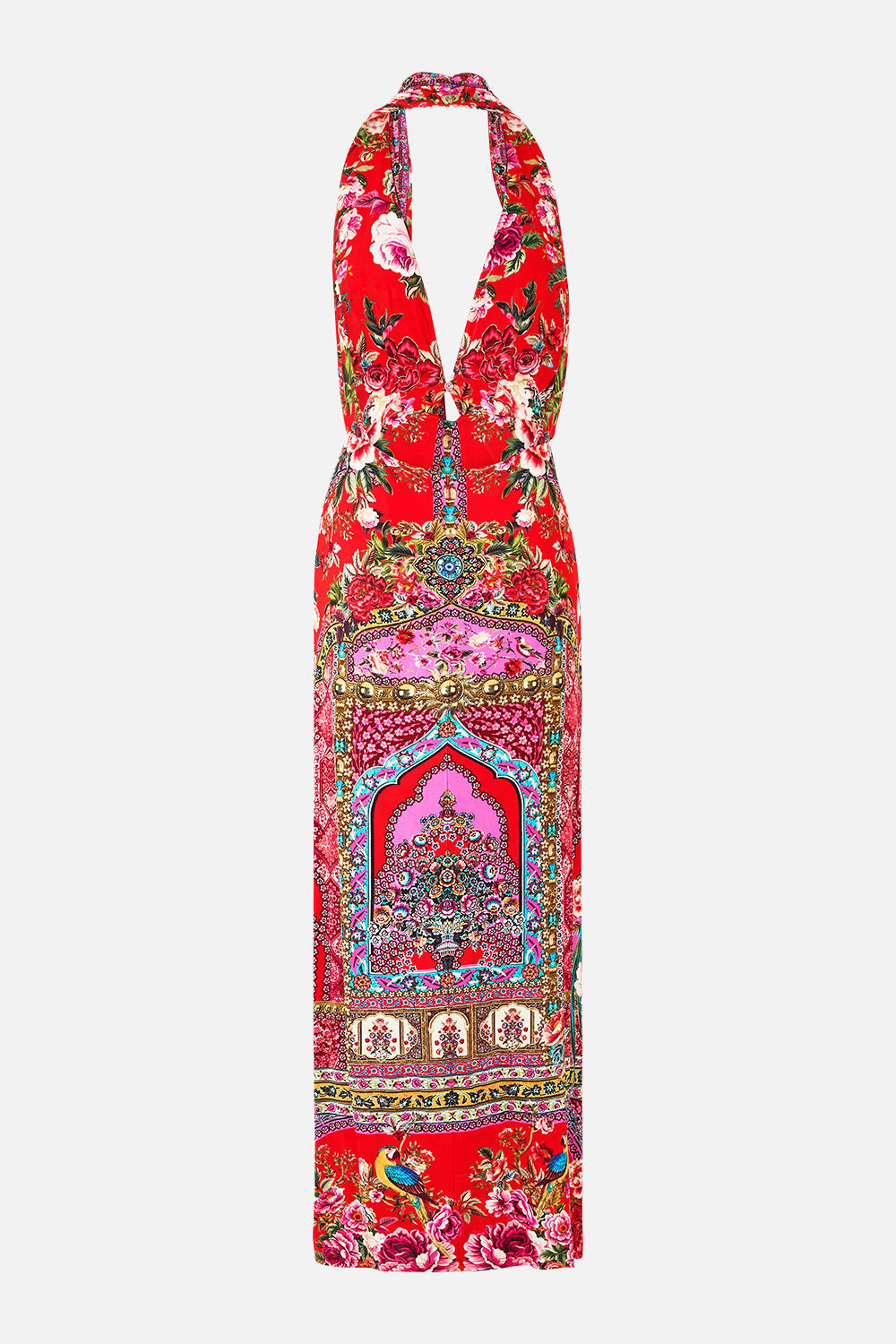 DEEP COWL PLUNGE DRESS - 8
