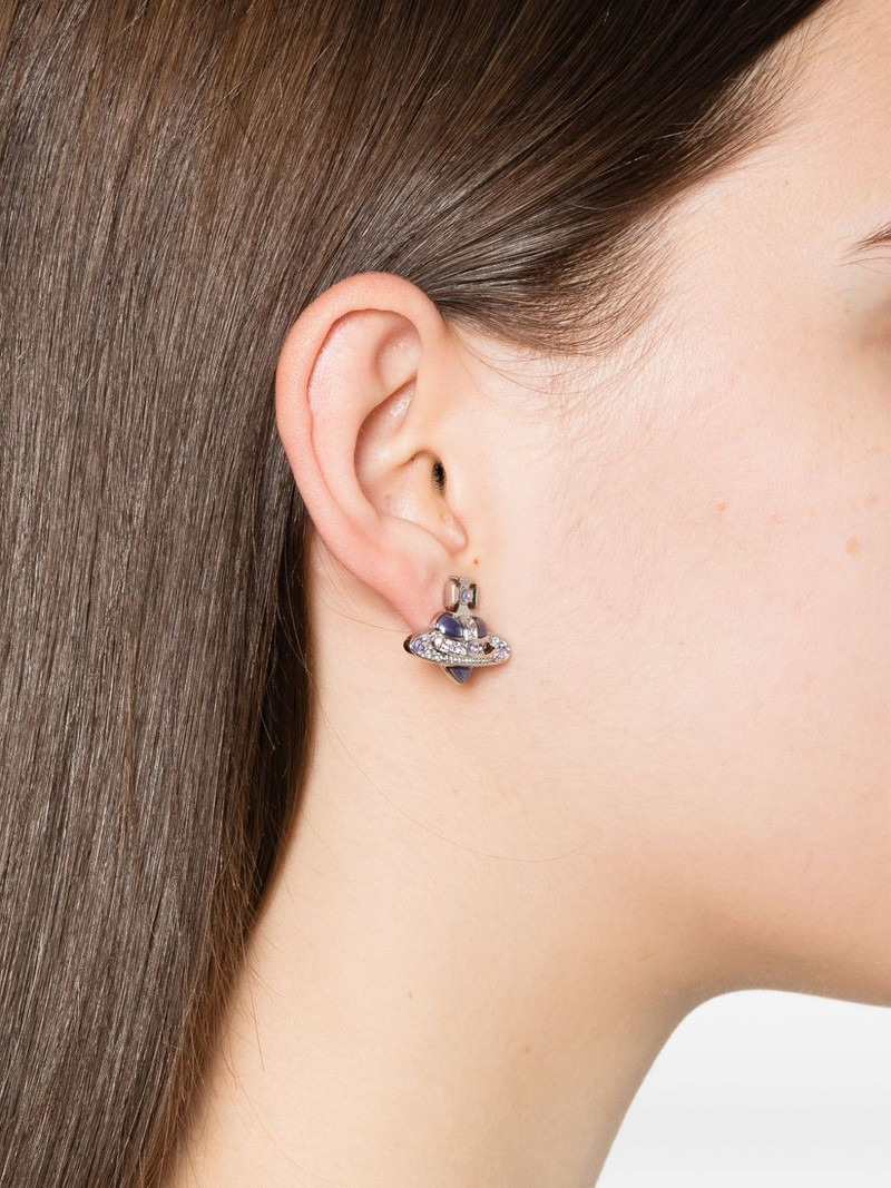 Vivienne Westwood orb crystal earrings outlook