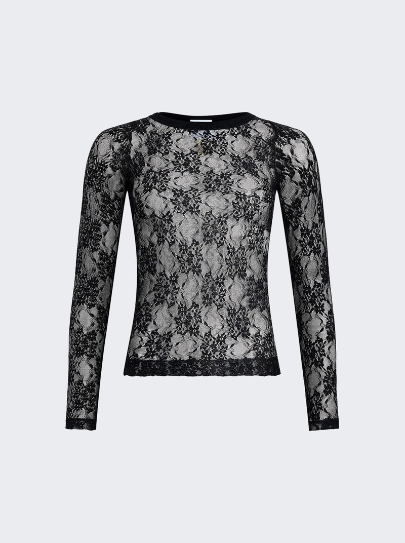 Second Skin Lace Top Black 1