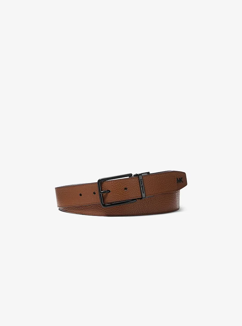 Reversible Pebbled Leather Belt - 1