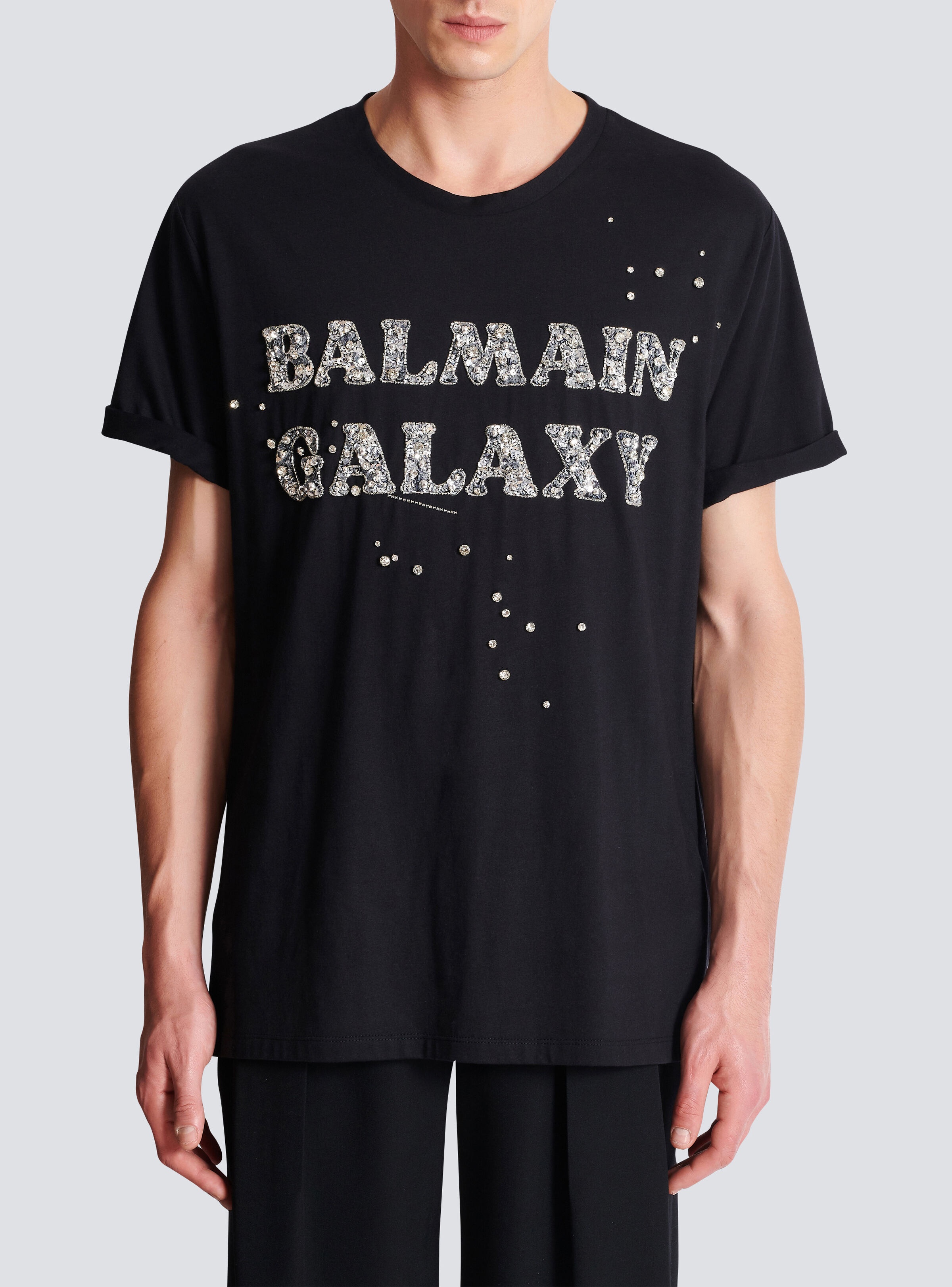 Embroidered Balmain Galaxy T-shirt - 5
