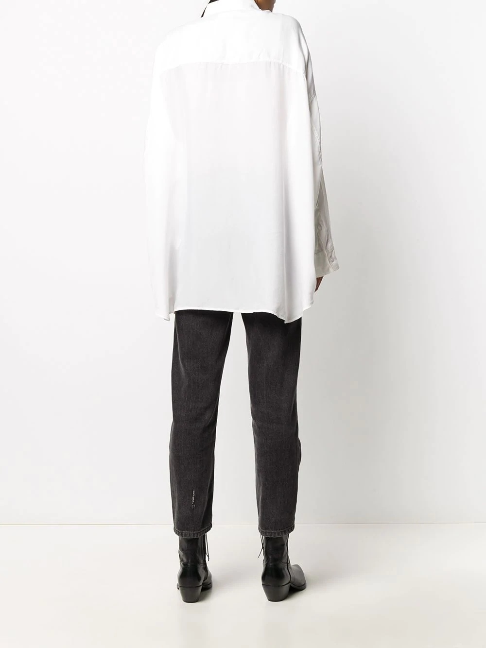 oversized-fit cotton shirt - 4