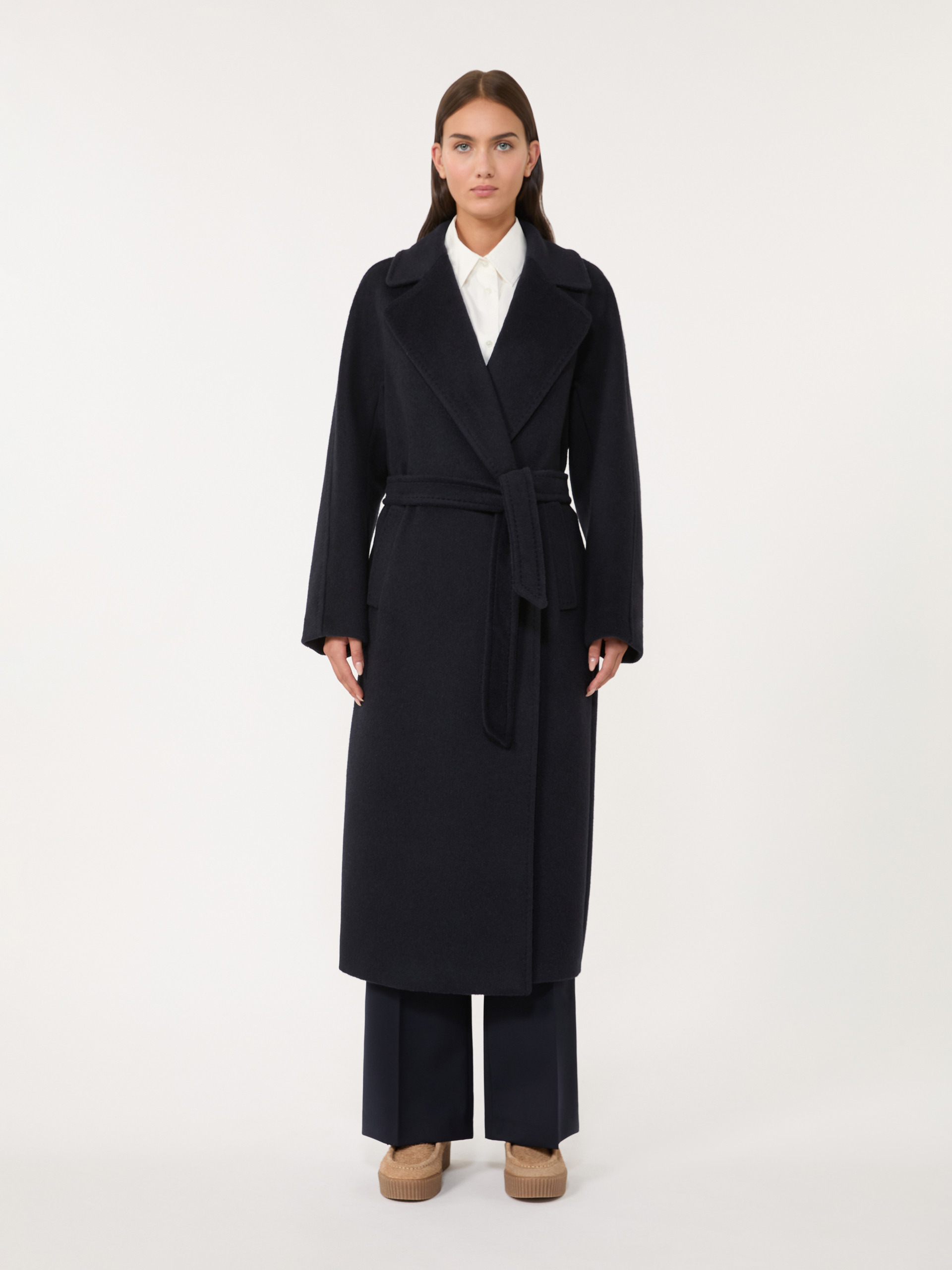 TEMPERA Long wool and alpaca coat - 3