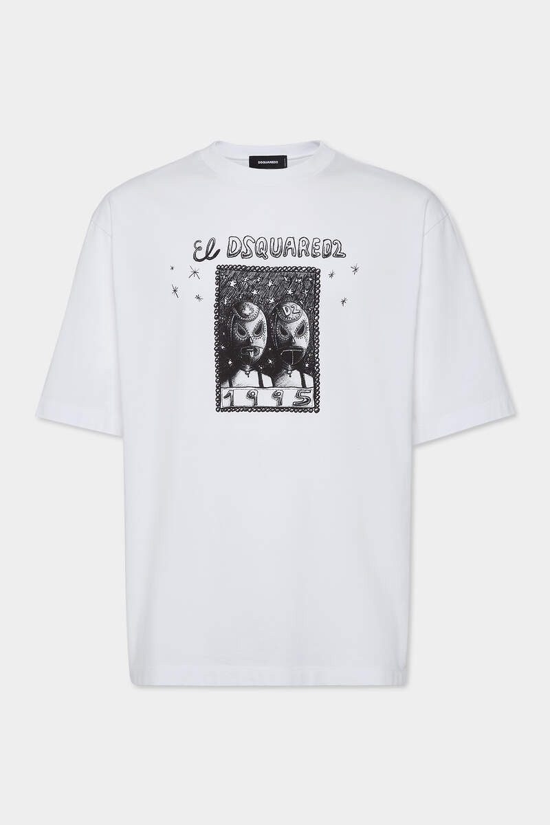 WASH LOOSE FIT CARTOON T-SHIRT 1