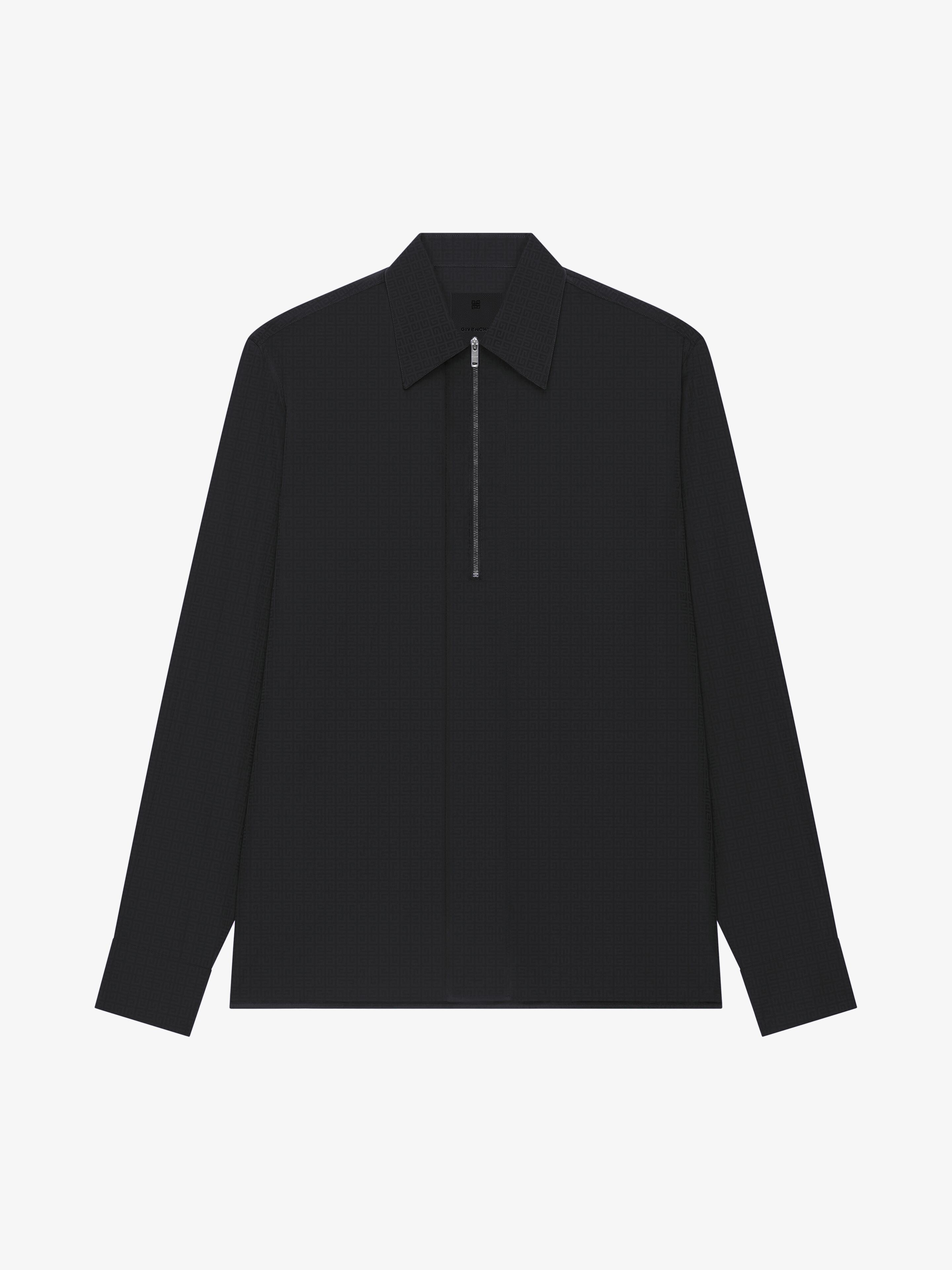 SHIRT IN 4G JACQUARD WITH ZIP - 1
