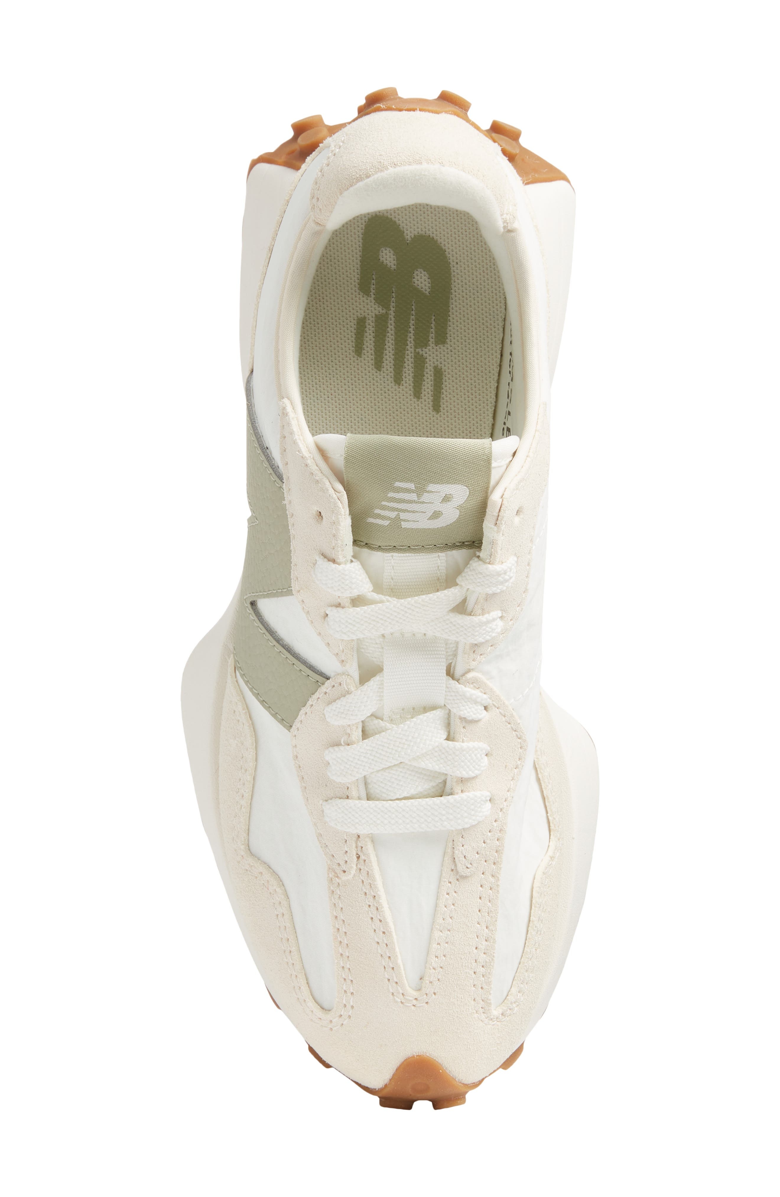 New Balance 327 Sneaker in Linen/Olivine at Nordstrom - 5