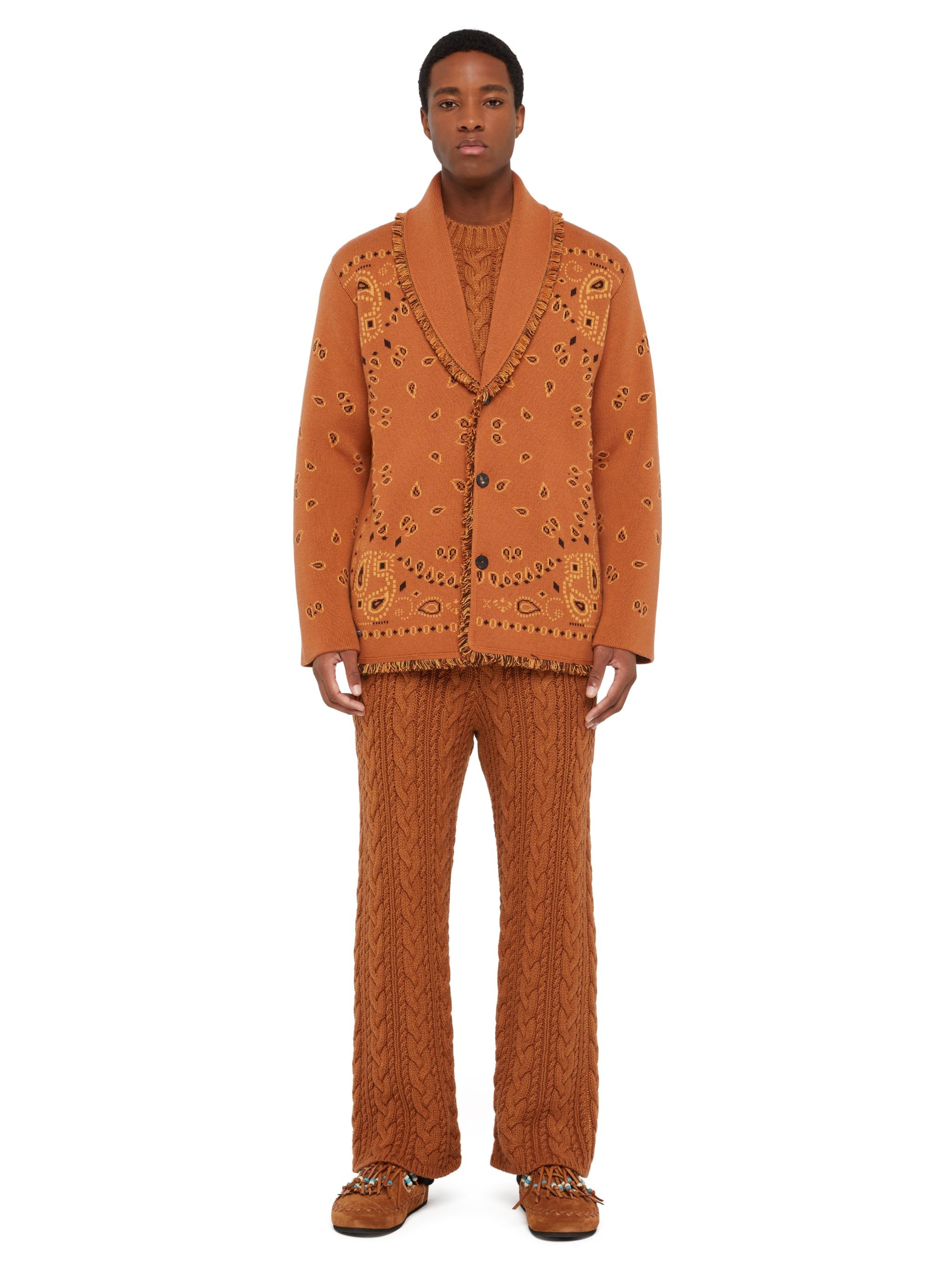 Bandana Jacquard Cardigan - 4