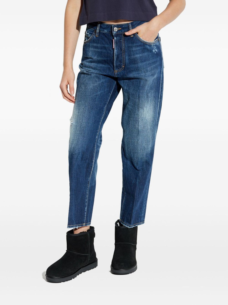 distressed-effect jeans 3