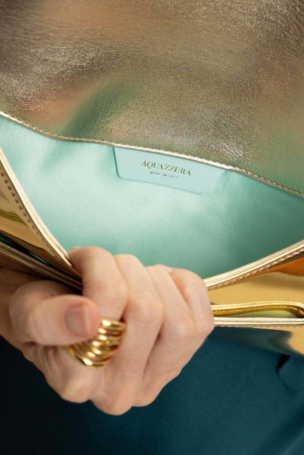 Envelope Clutch - Soft Gold - 4