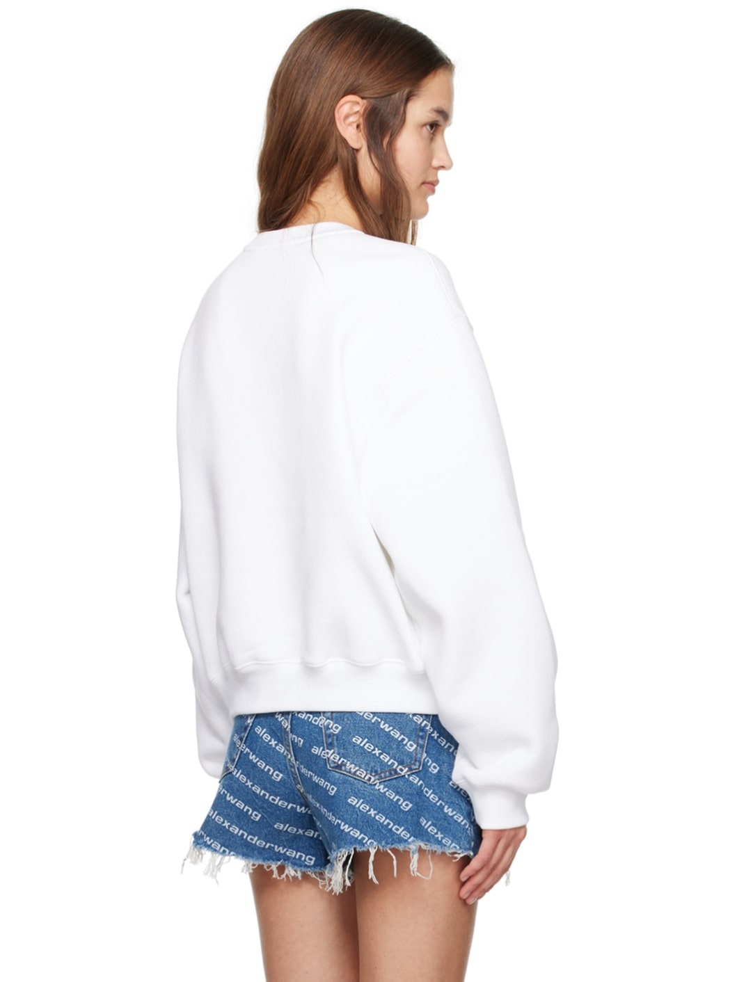 White Crewneck Sweatshirt - 3