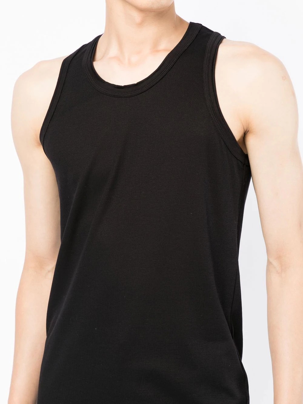 longline ribbed tank top - 5