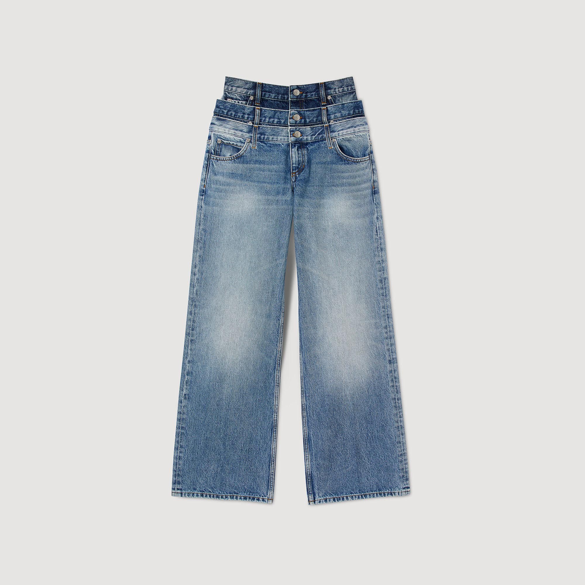 TRIPLE WAISTBAND JEANS - 1