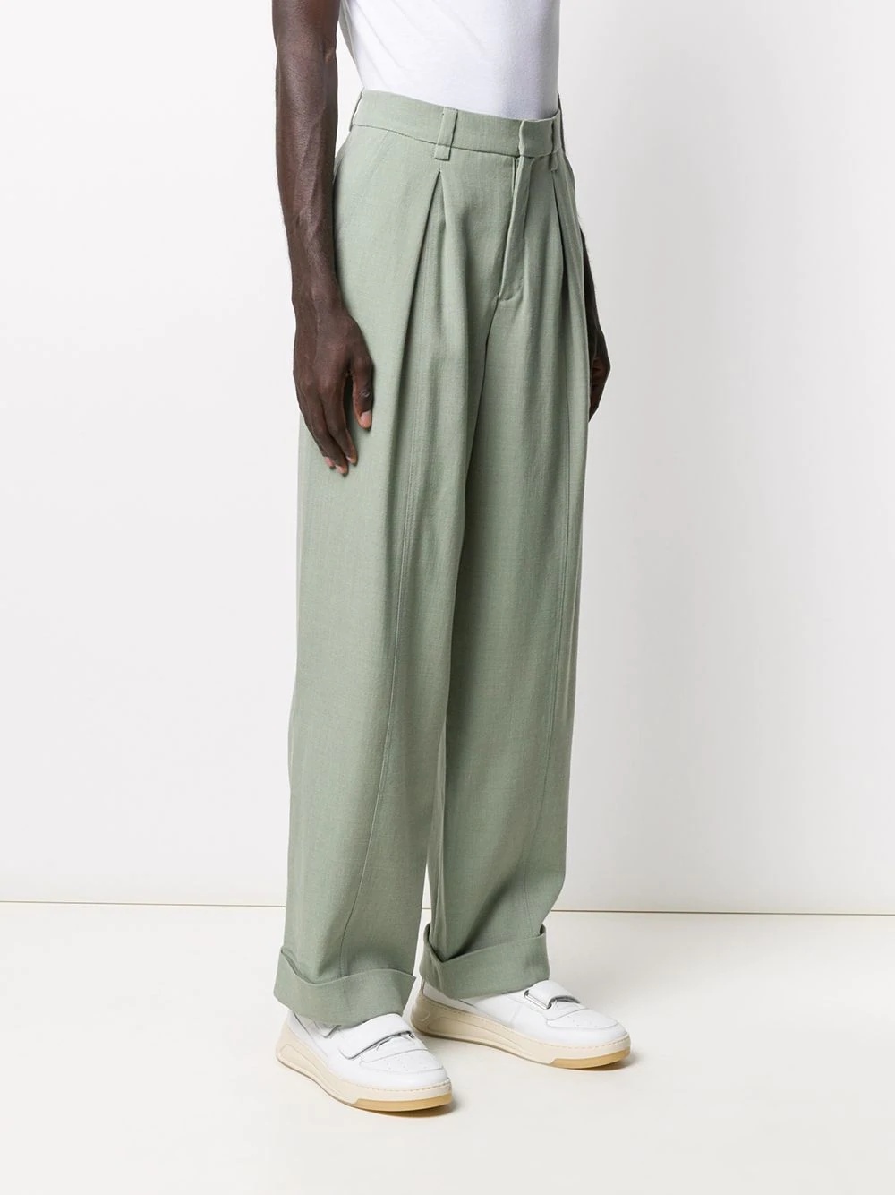 dart-detail trousers - 3