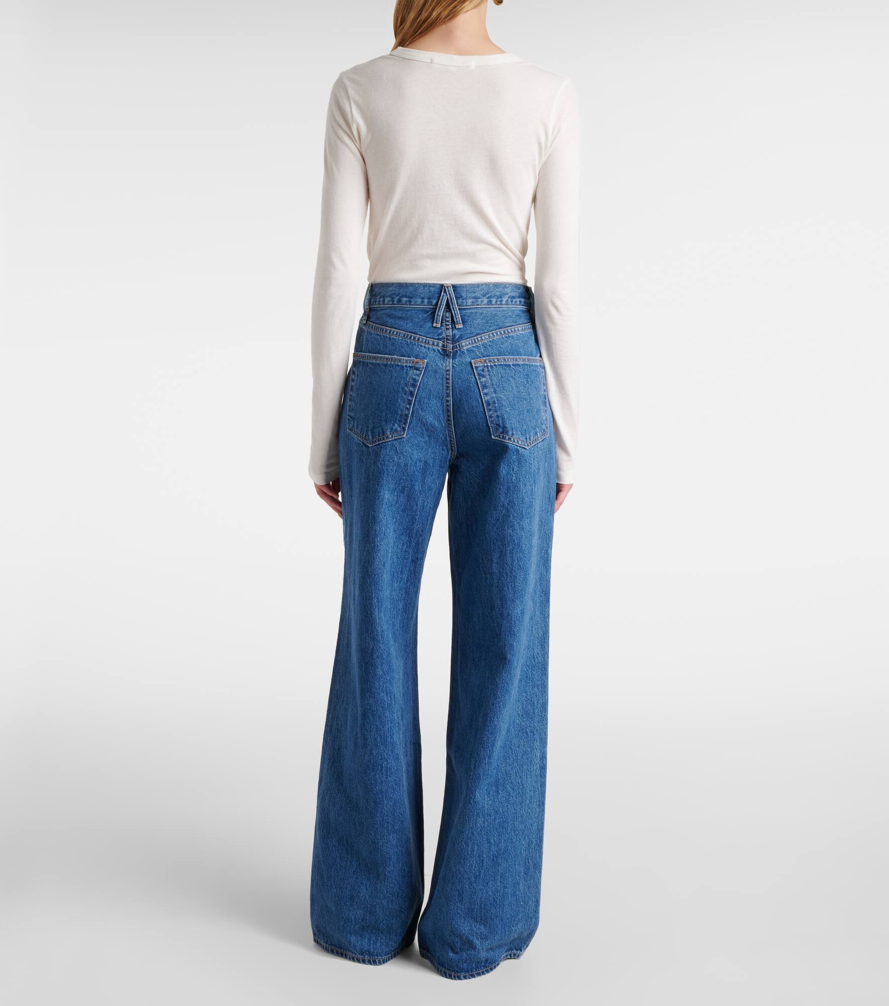 Eva high-rise wide-leg jeans - 3